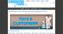 Desktop Screenshot of designertoyz.com